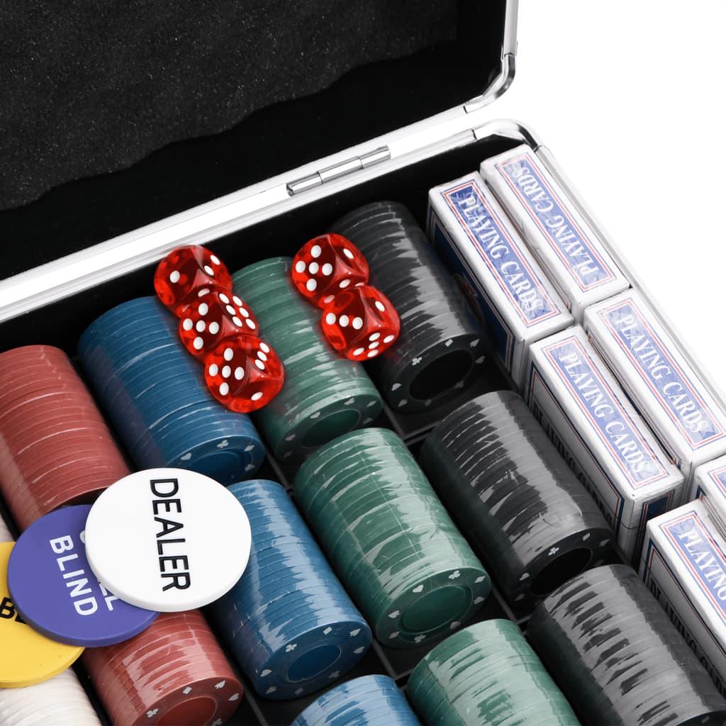 Poker Chip Set 600 Pcs 4 G