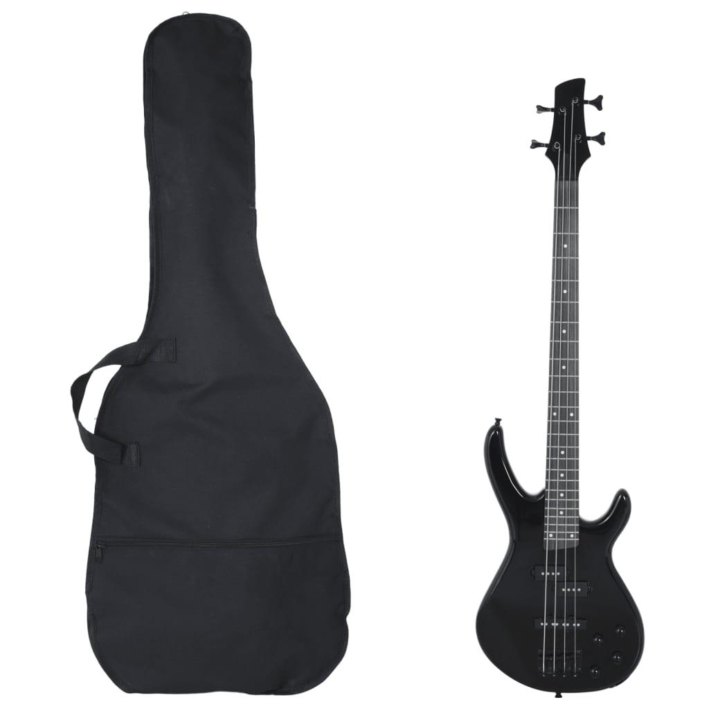 Electric Bass Guitar For Beginner With Bag 4/4 46&quot;