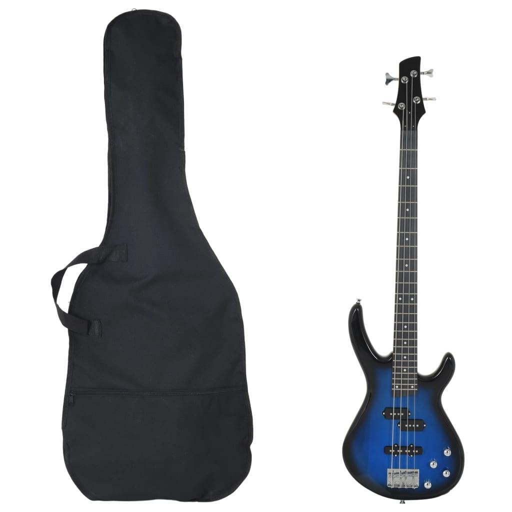 Electric Bass Guitar For Beginner With Bag 4/4 46&quot;