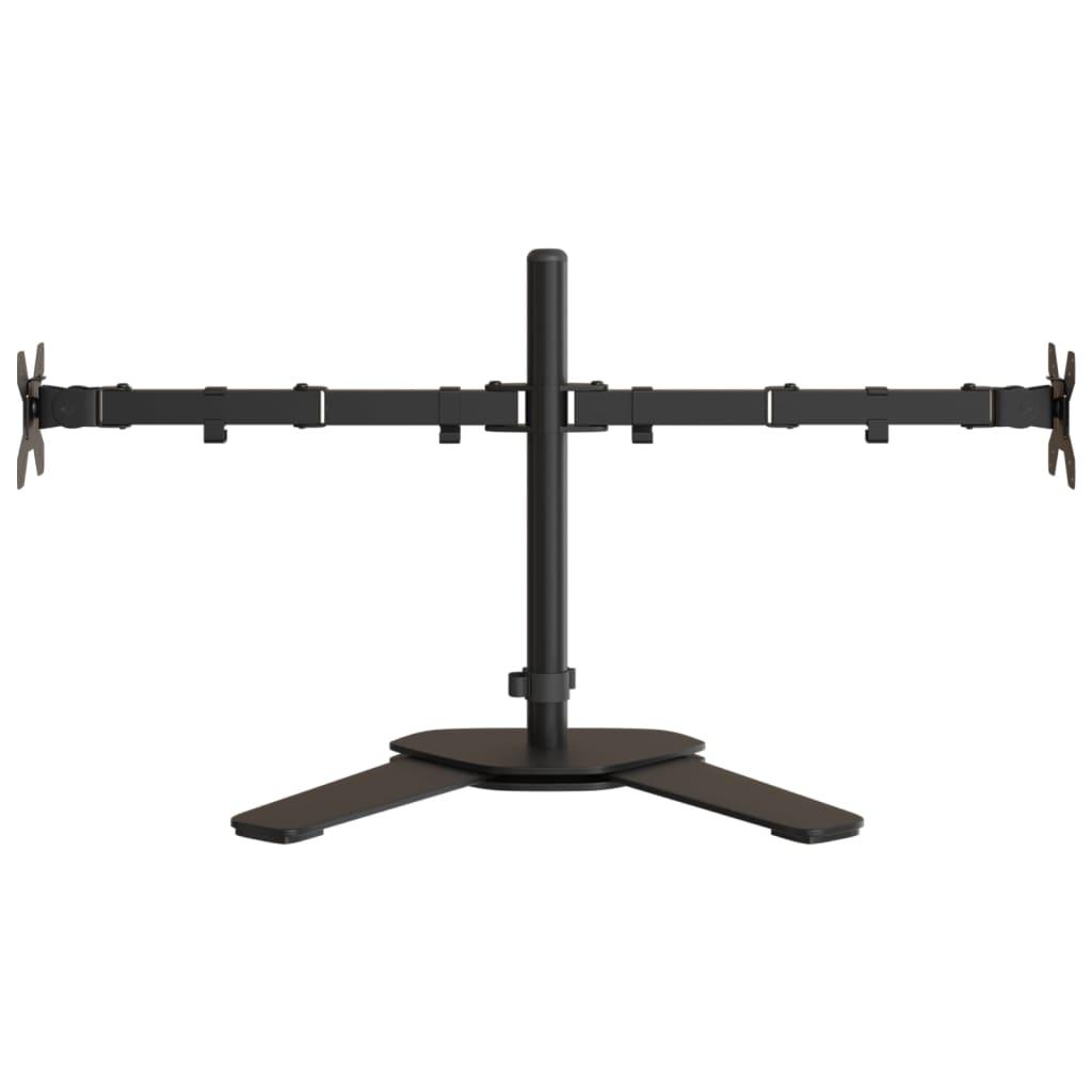 Monitor Stand Black Steel Vesa 75/100 Mm