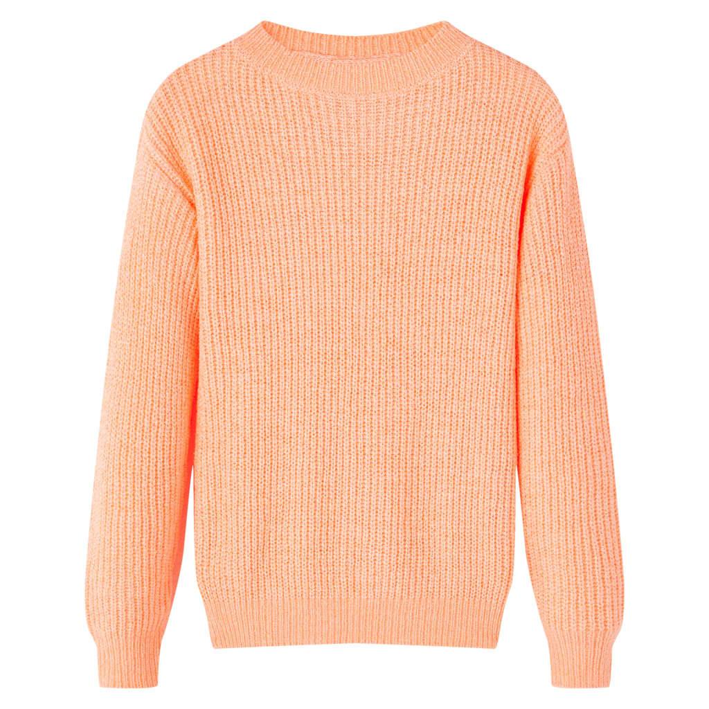 Kids' Sweater Knitted Neon 116