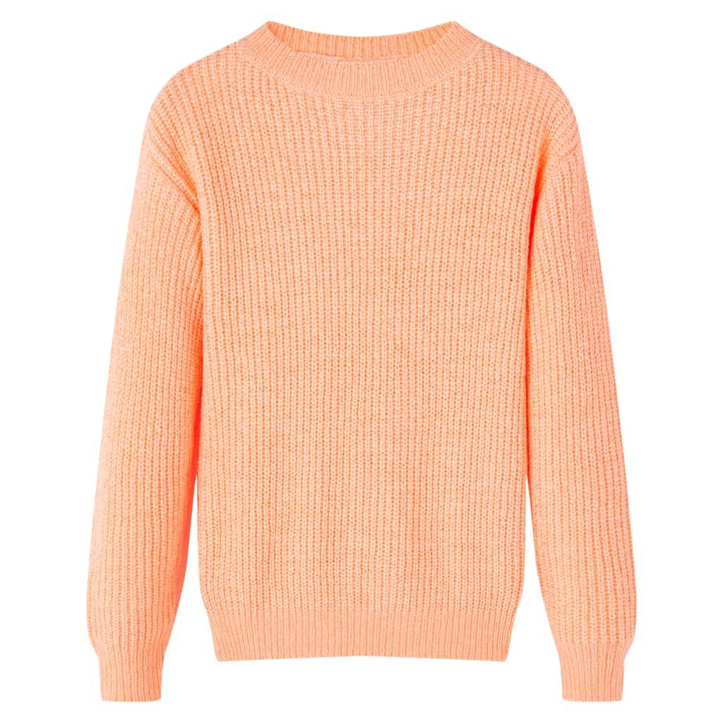 Kids' Sweater Knitted Neon 116