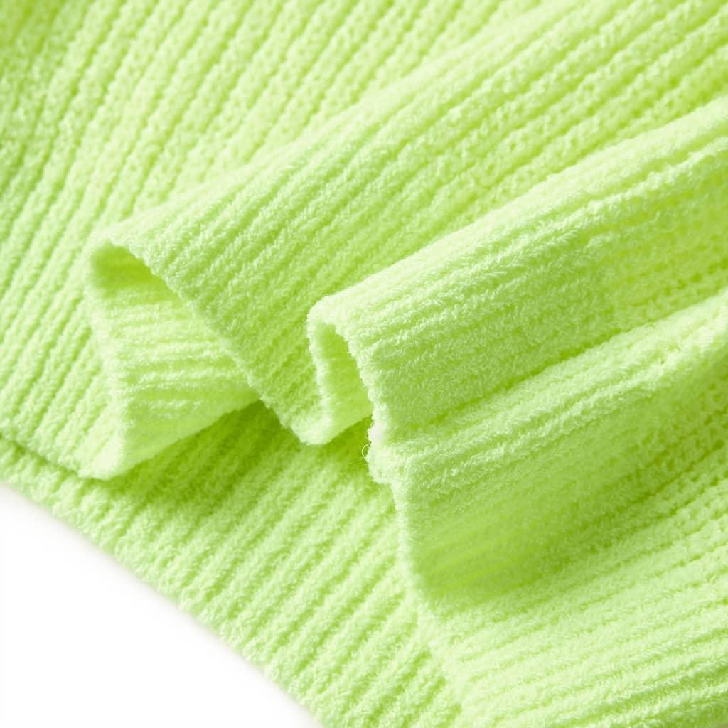 Kids' Sweater Knitted Neon 116