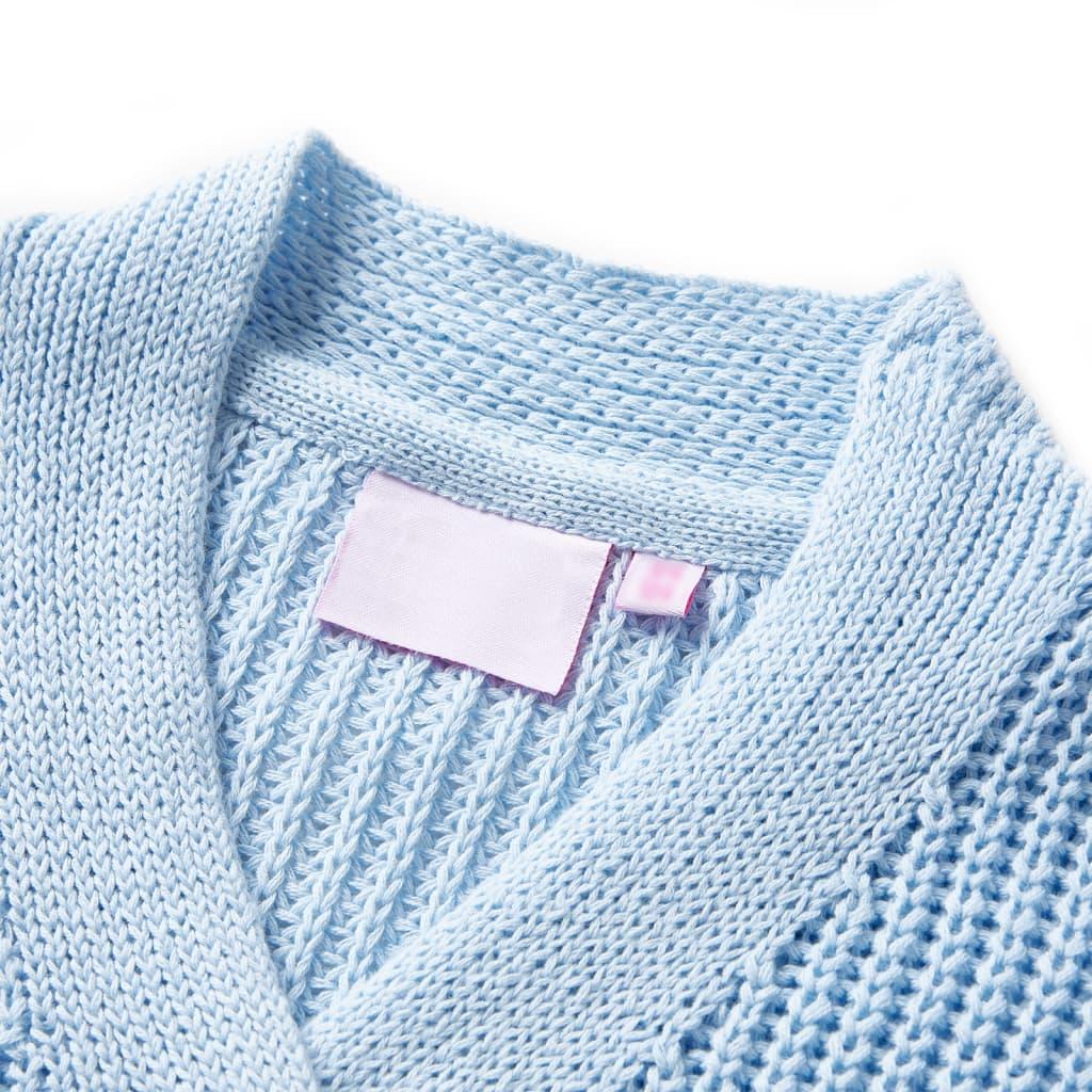 Kids' Cardigan Knitted Blue 92