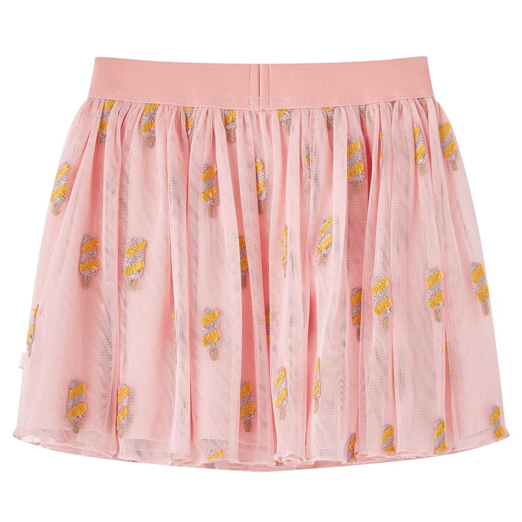 Kids' Skirt With Tulle Light Pink 116