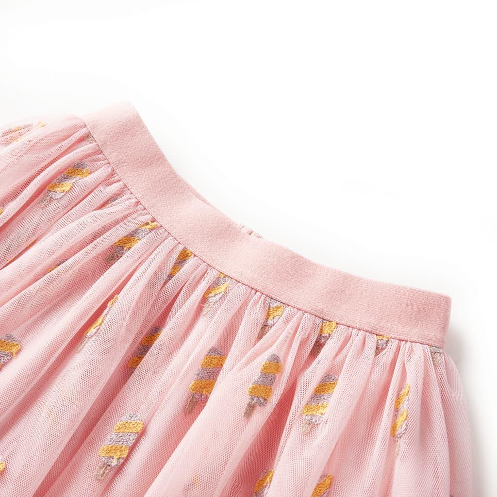 Kids' Skirt With Tulle Light Pink 116