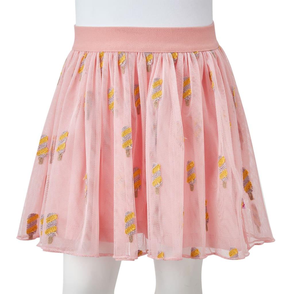 Kids' Skirt With Tulle Light Pink 116