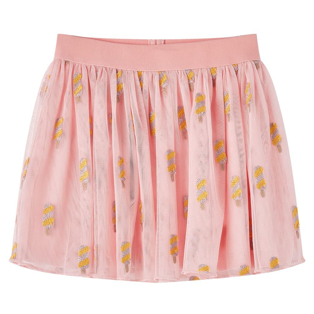 Kids' Skirt With Tulle Light Pink 116