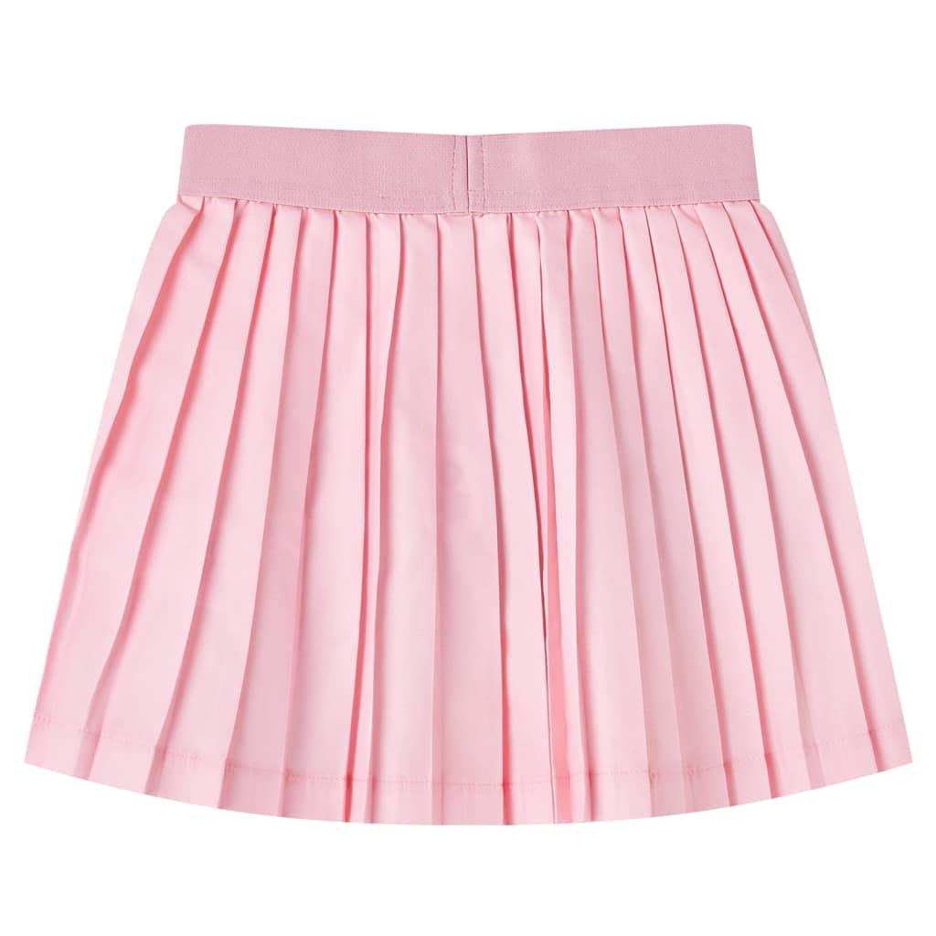 Kids' Pleated Skirt Light Pink 104