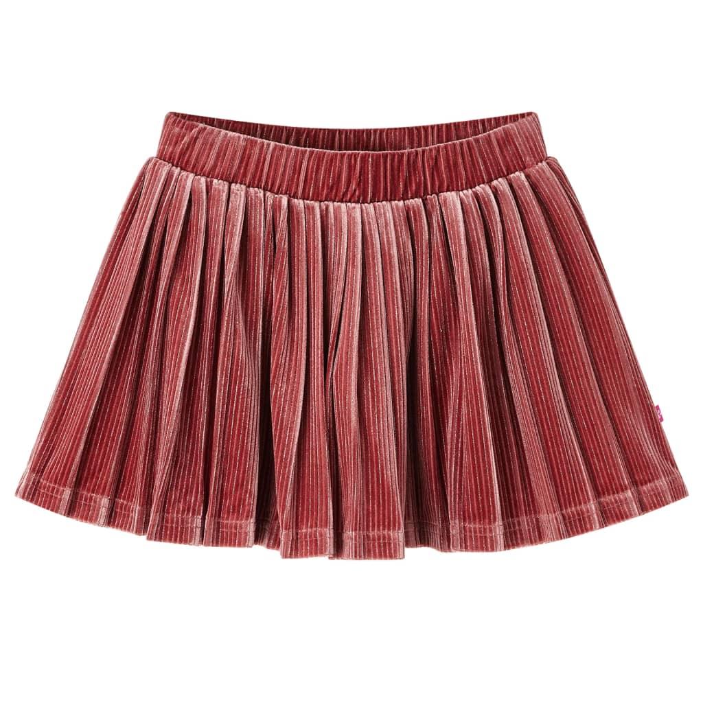 Kids' Pleated Skirt Medium Pink 140