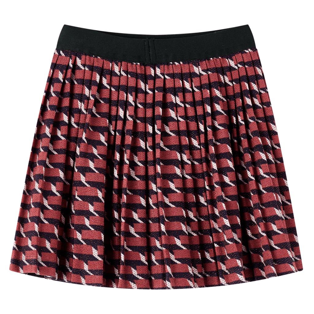 Kids' Pleated Skirt With Glitter Navy 116