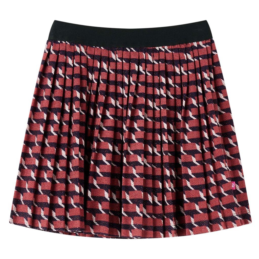 Kids' Pleated Skirt With Glitter Navy 116