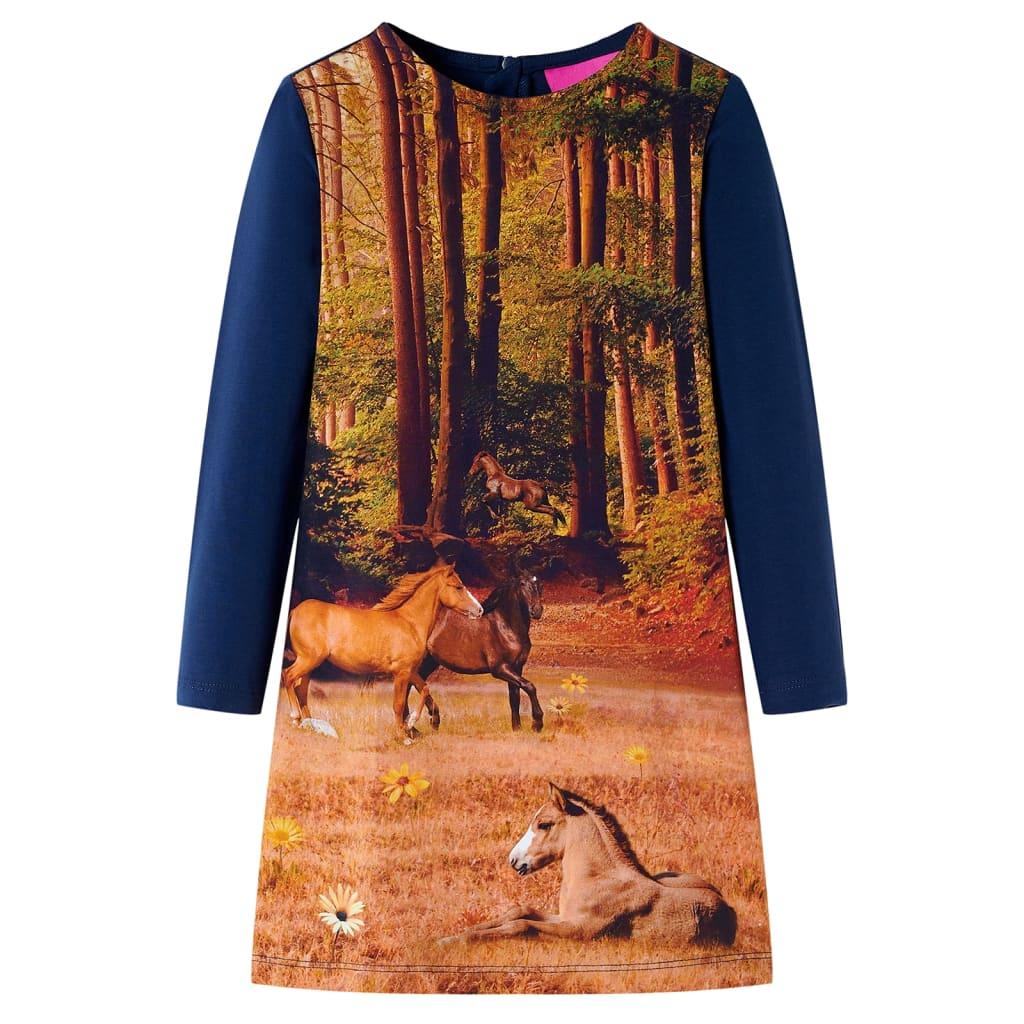 Kids' Dress With Long Sleeves 128