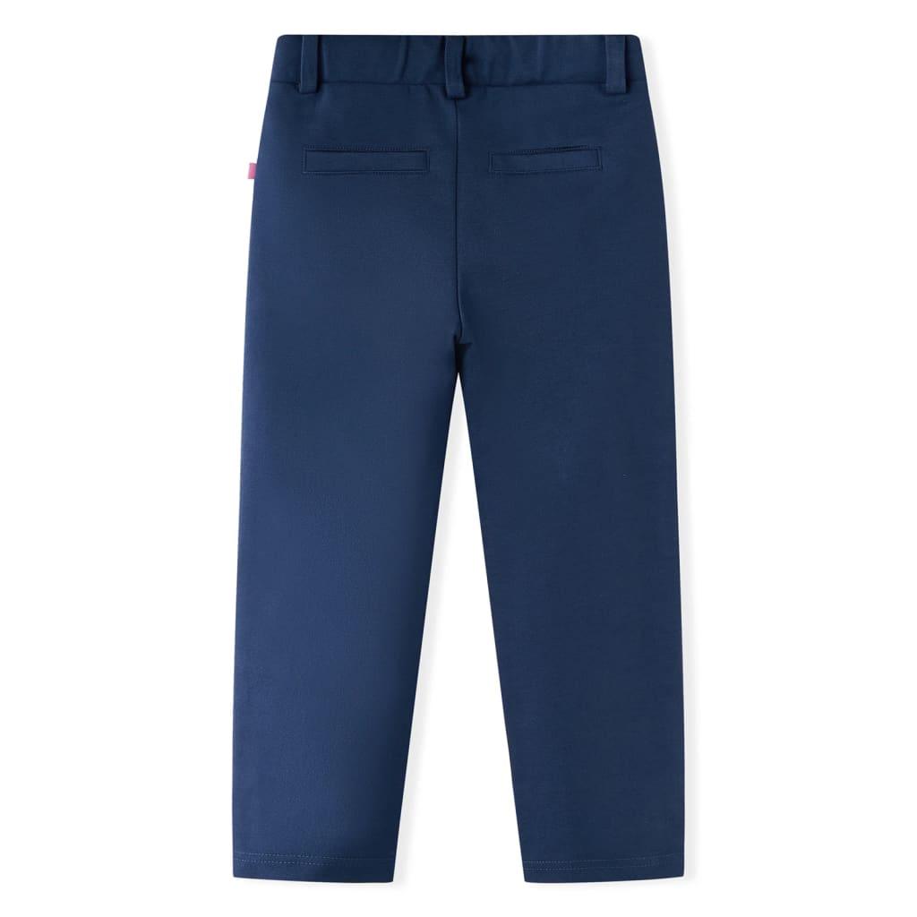 Kids' Pants With Black Trims Navy 140