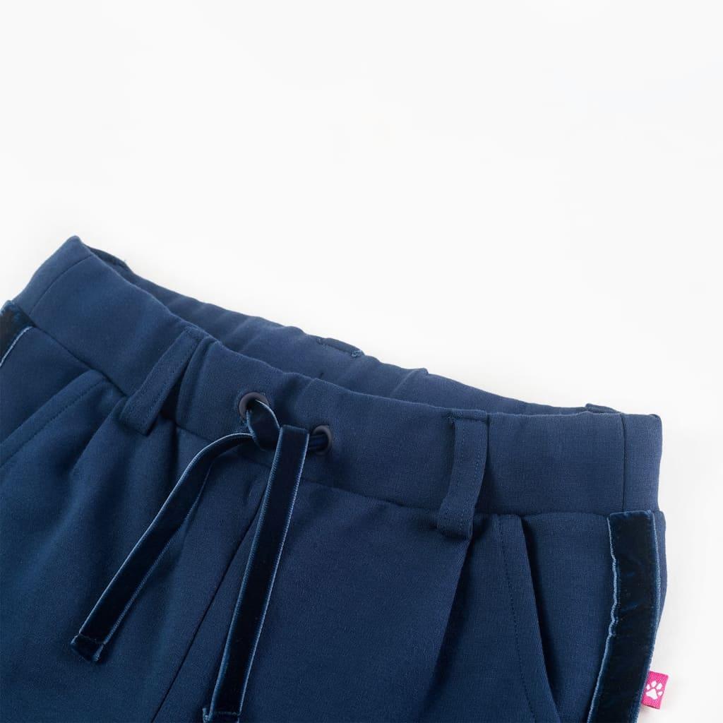 Kids' Pants With Black Trims Navy 140