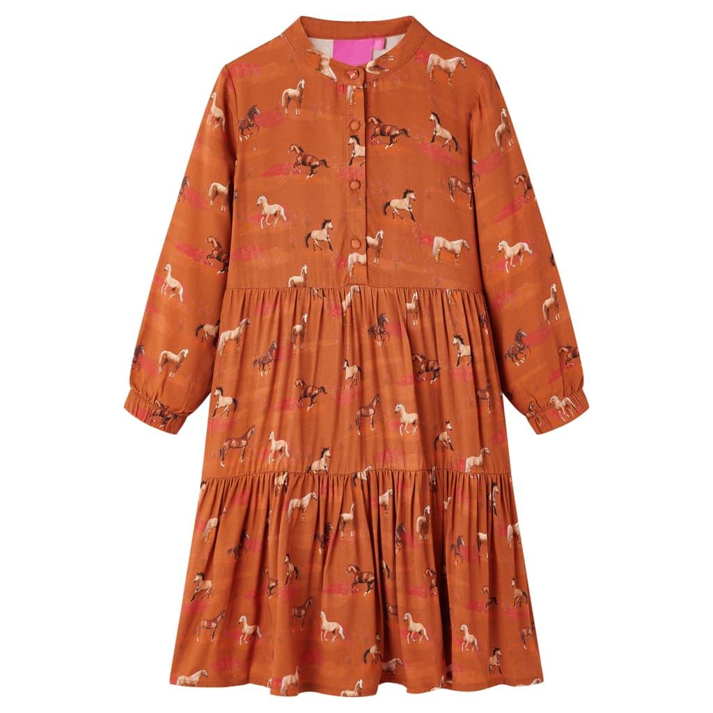 Kids' Dress Cognac 92