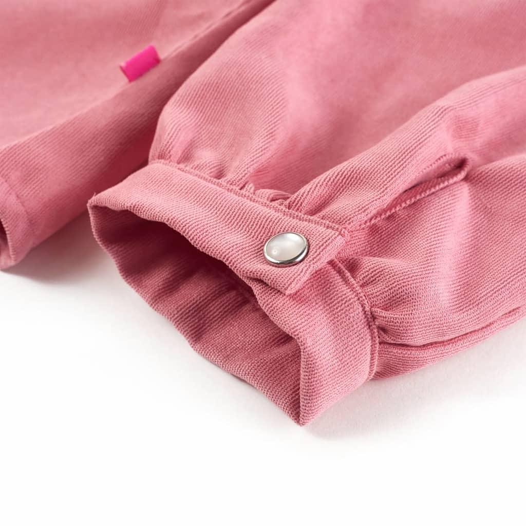 Kids' Blouse With Lantern Sleeves Old Rose 104