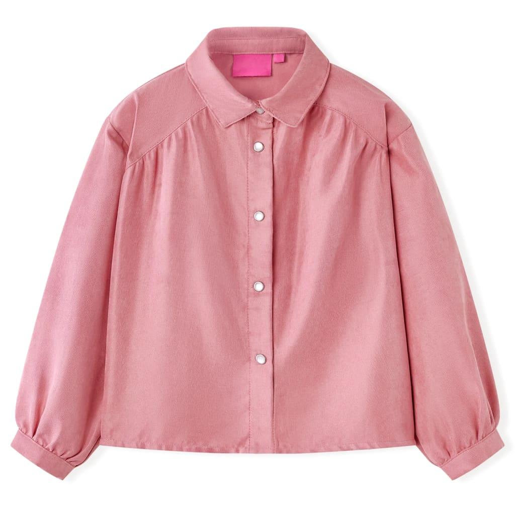 Kids' Blouse With Lantern Sleeves Old Rose 104