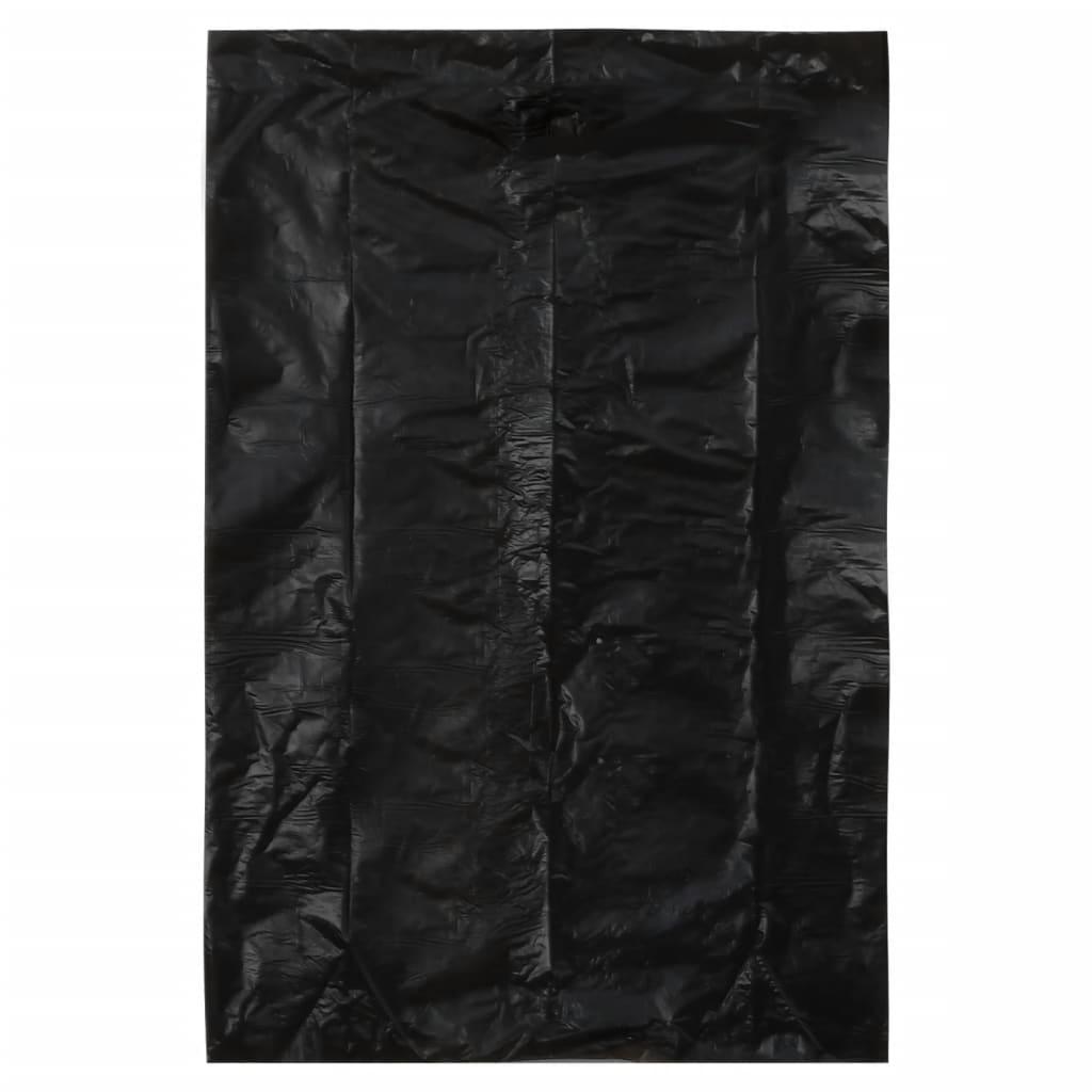 Dog Poop Bags 750 Pcs Black 30X20 Cm Pe