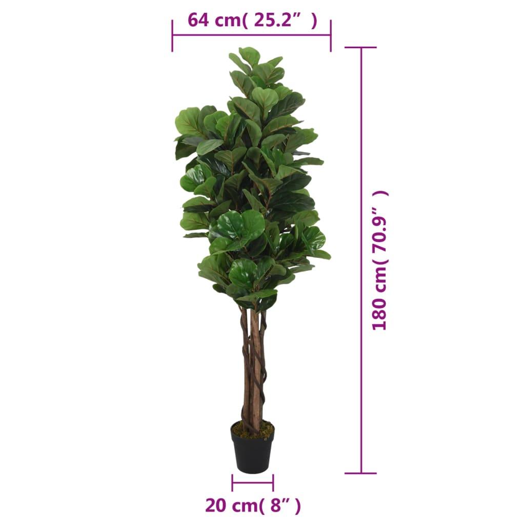 Artificial Fiddle Leaf Fig Tree 232 Leaves Green