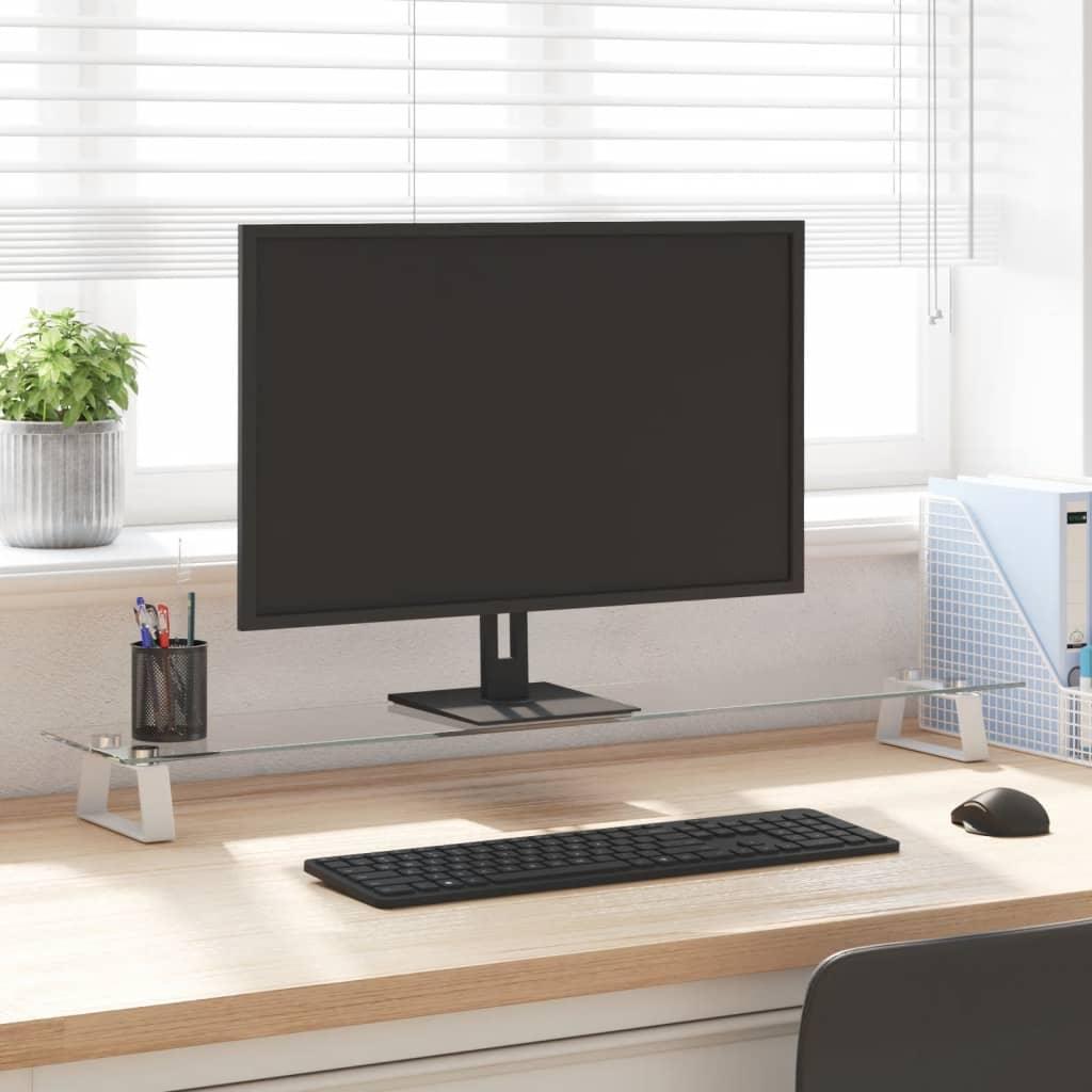 Monitor Stand Tempered Glass And Metal