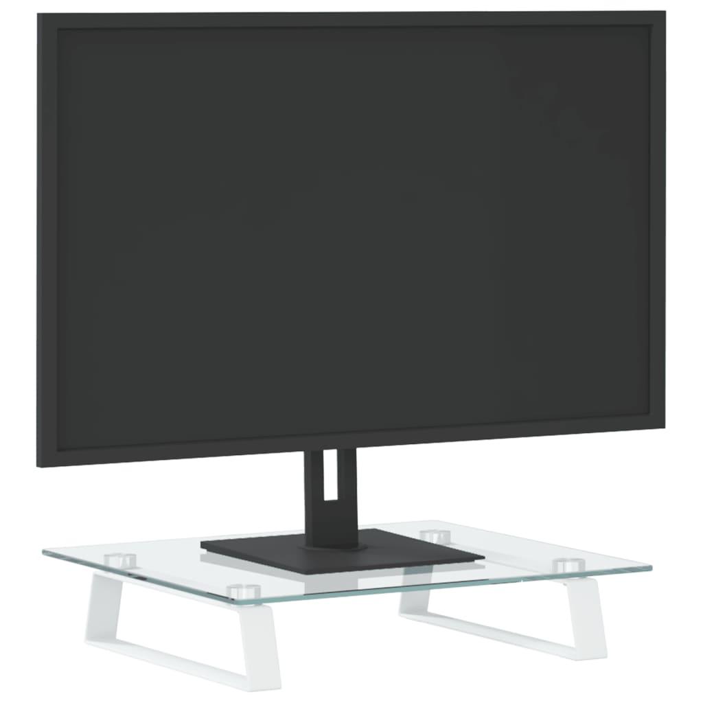 Monitor Stand Tempered Glass And Metal