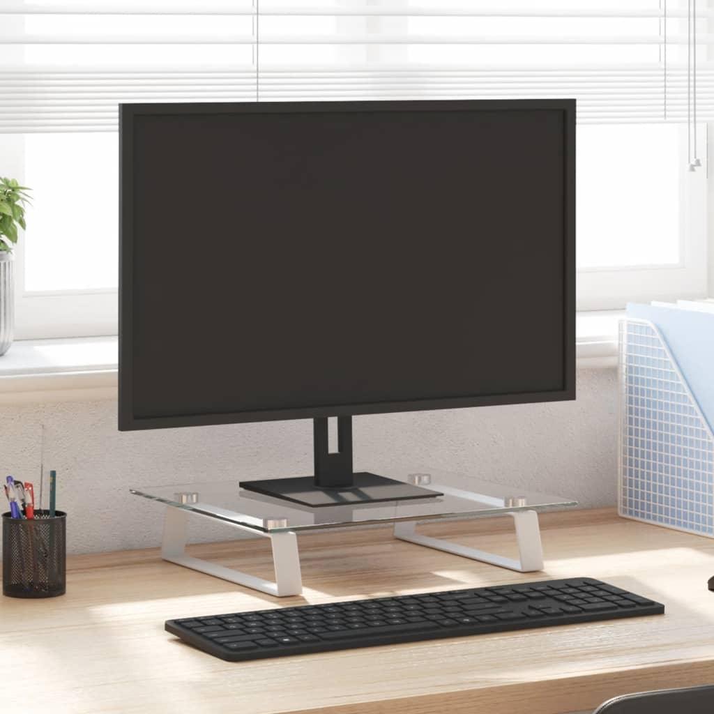 Monitor Stand Tempered Glass And Metal