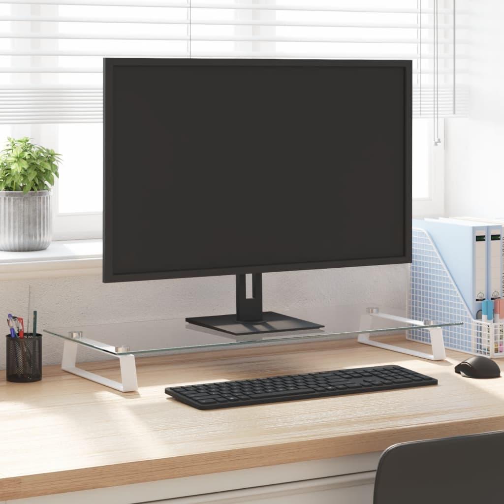 Monitor Stand Tempered Glass And Metal