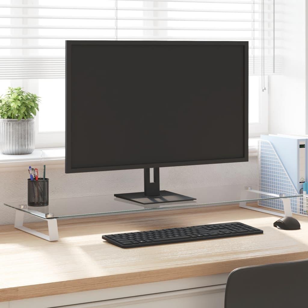 Monitor Stand Tempered Glass And Metal