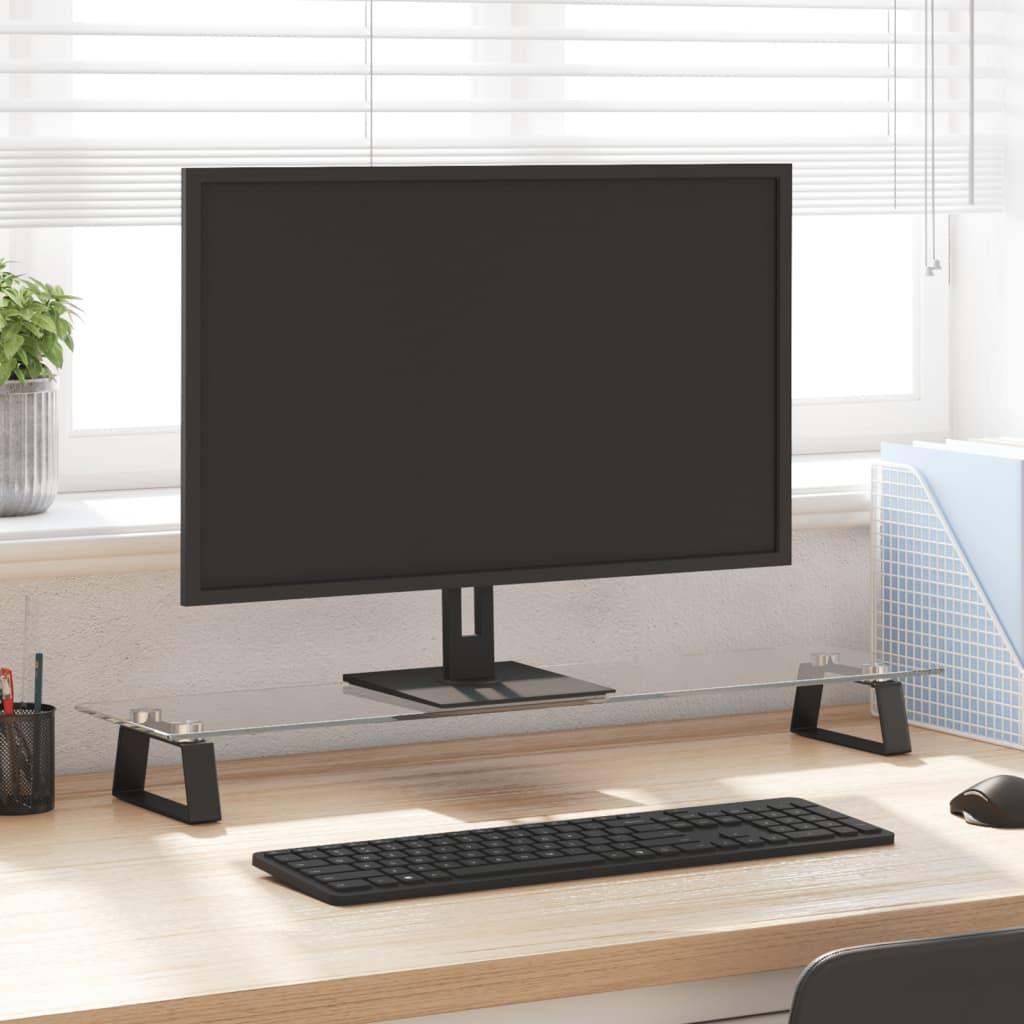 Monitor Stand Tempered Glass And Metal