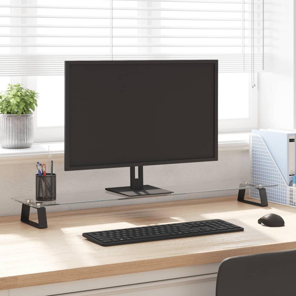 Monitor Stand Tempered Glass And Metal