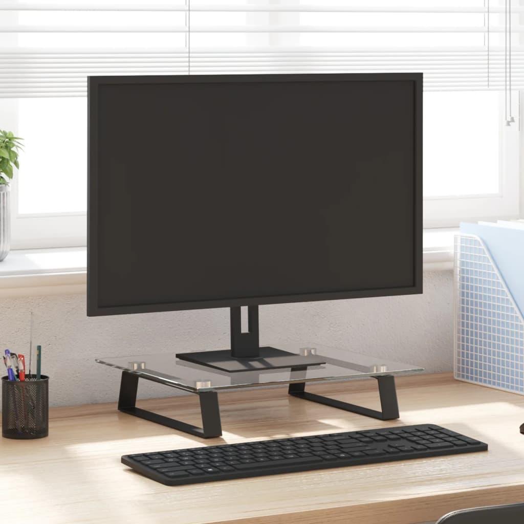 Monitor Stand Tempered Glass And Metal