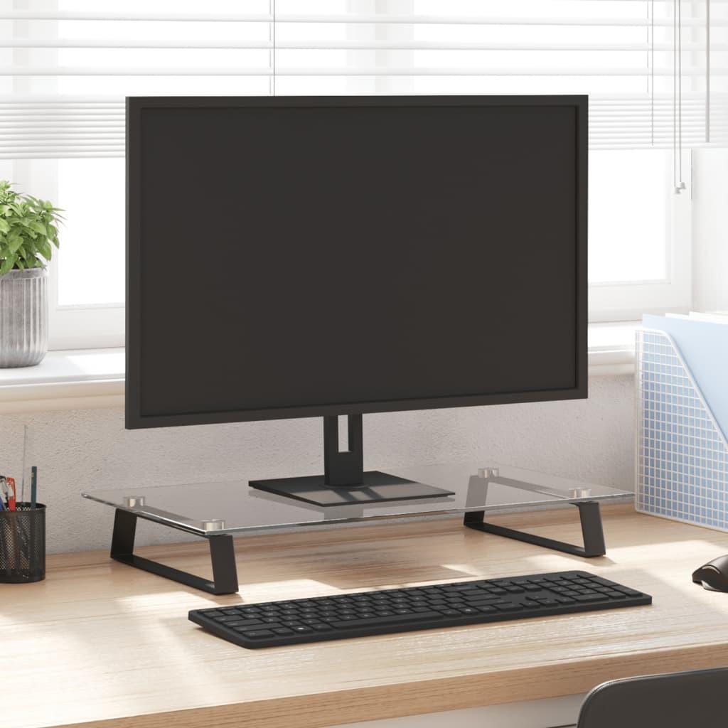 Monitor Stand Tempered Glass And Metal