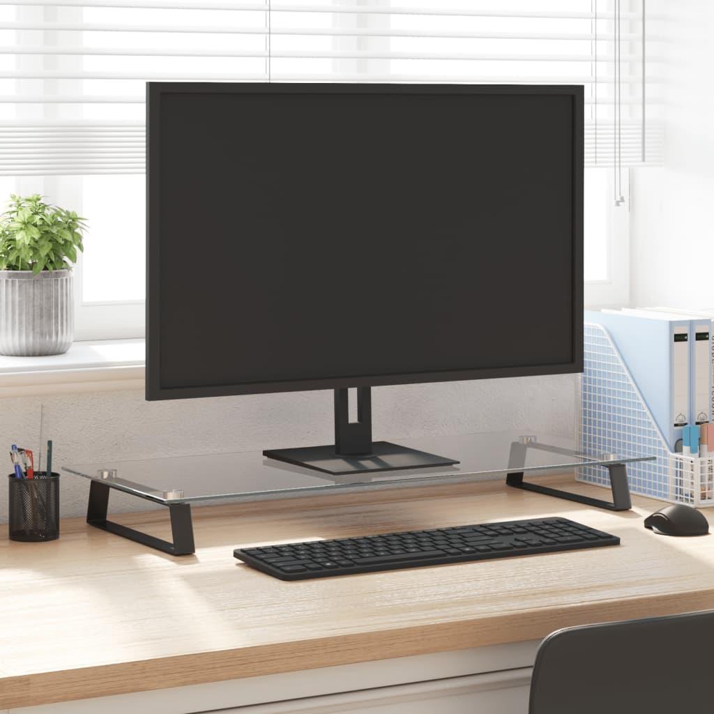 Monitor Stand Tempered Glass And Metal