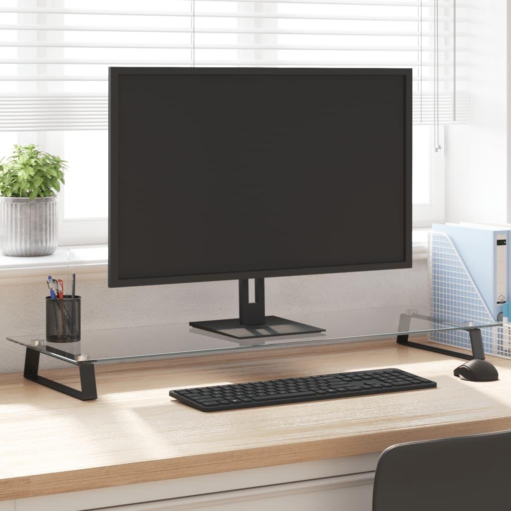 Monitor Stand Tempered Glass And Metal