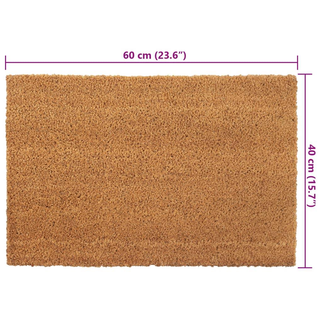 Door Mats 5 Pcs Natural 40X60 Cm Tufted Coir