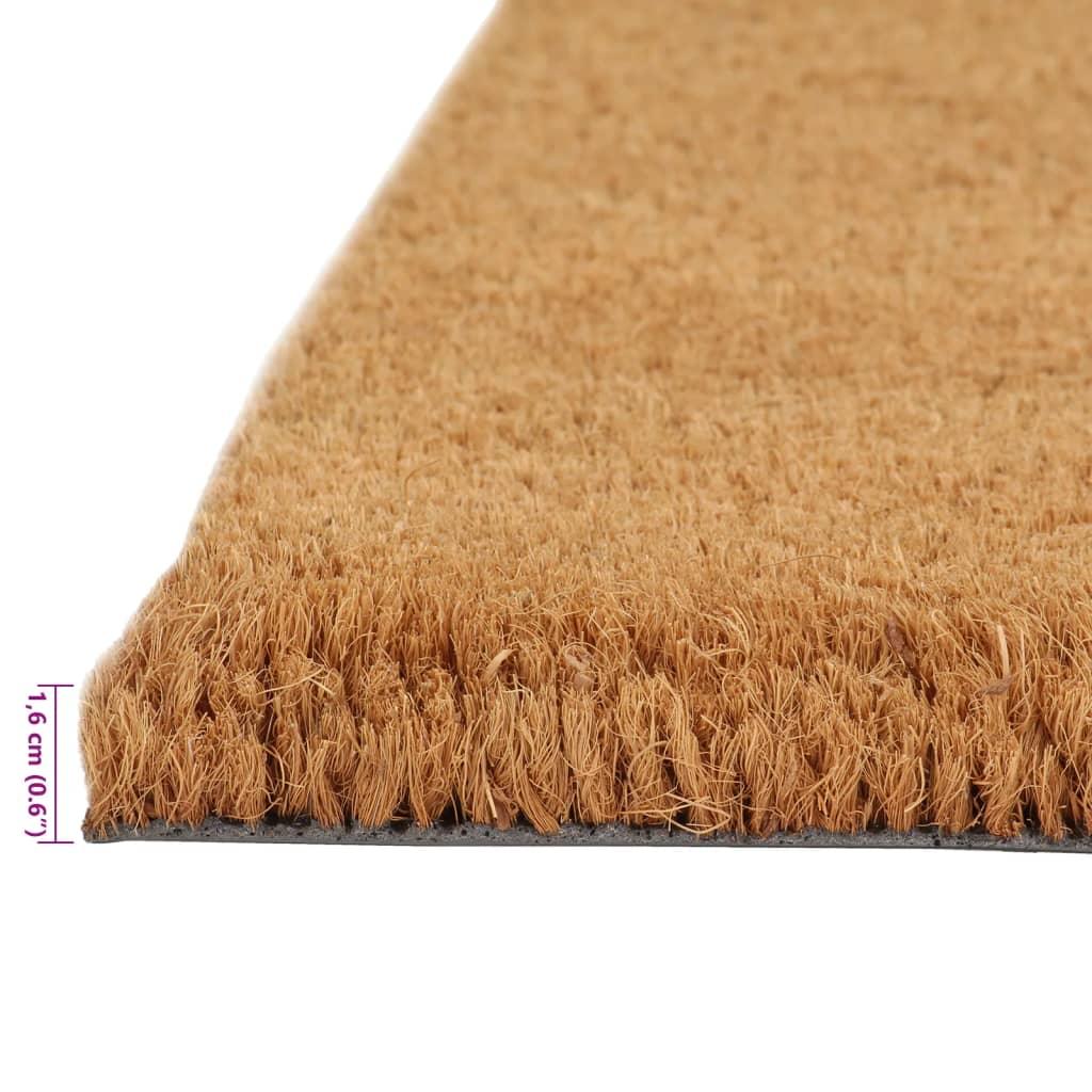 Door Mats 5 Pcs Natural 40X60 Cm Tufted Coir