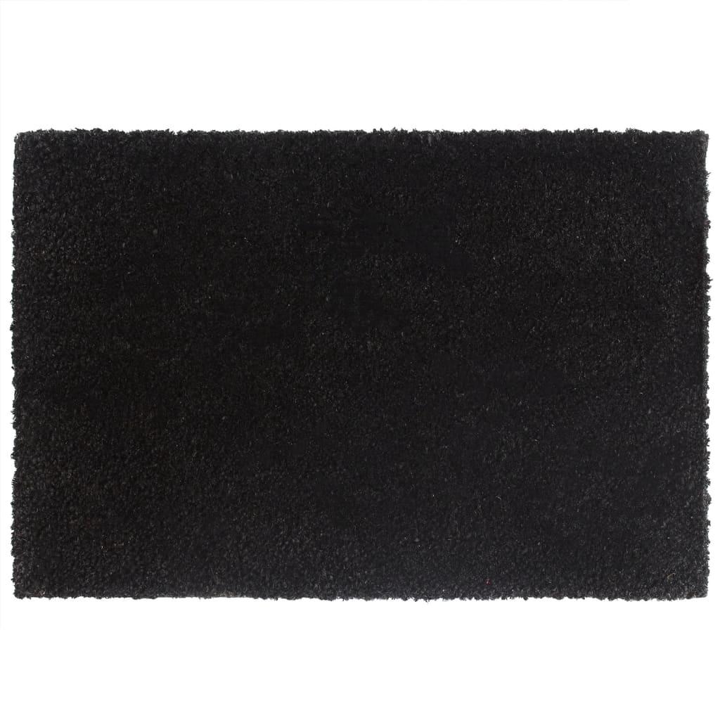 Door Mat Black 40X60 Cm Tufted Coir