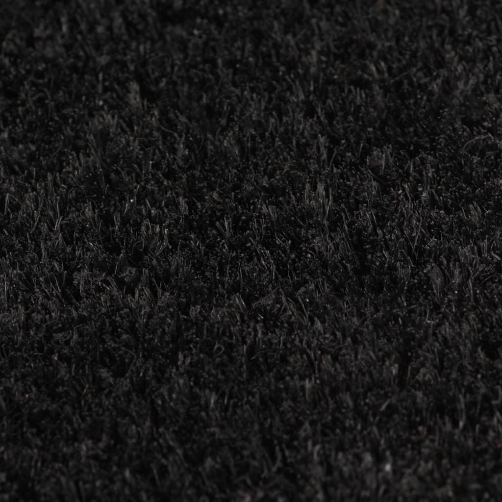 Door Mat Black 80X100 Cm Tufted Coir