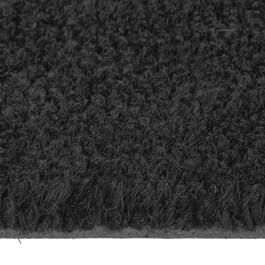 Door Mat Black 90X150 Cm Tufted Coir