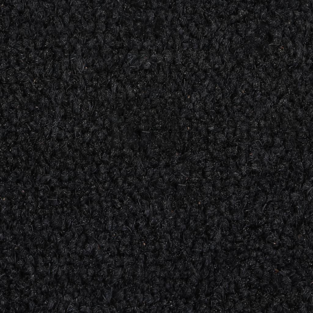 Door Mat Black 90X150 Cm Tufted Coir