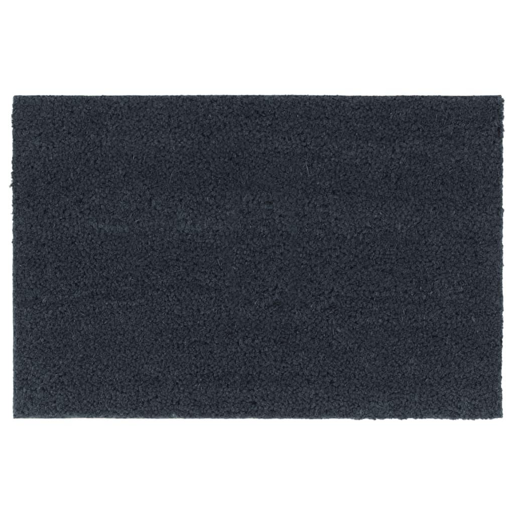 Door Mat Dark Grey 40X60 Cm Tufted Coir