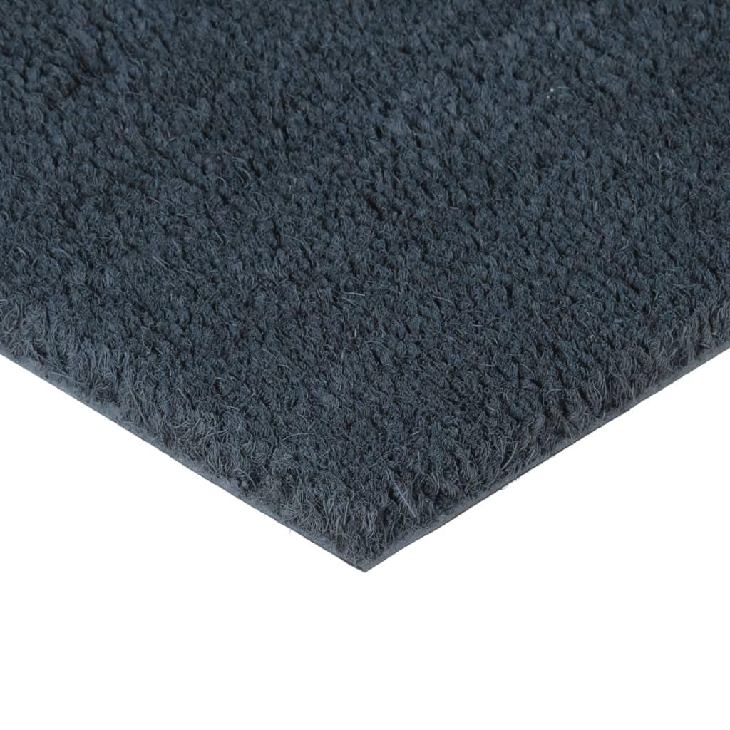 Door Mat Dark Grey 40X60 Cm Tufted Coir