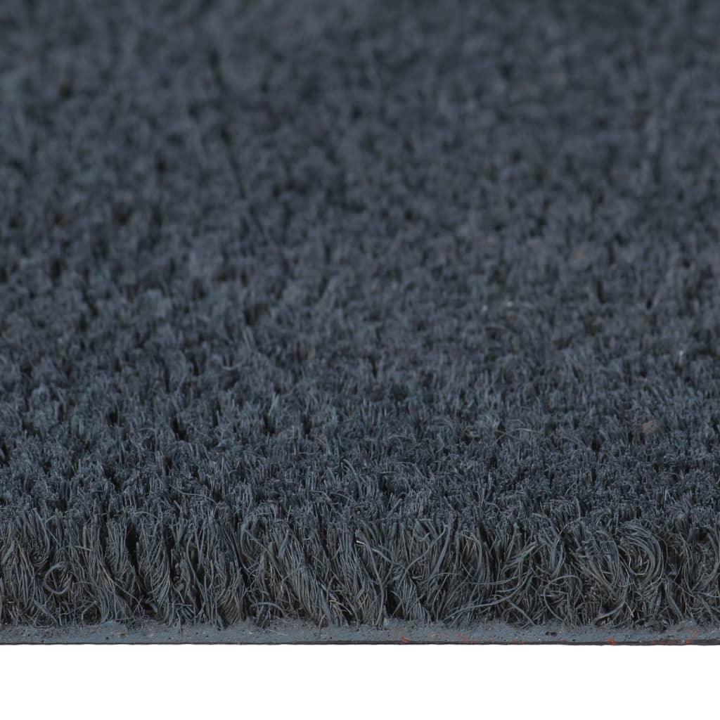 Door Mat Dark Grey 40X60 Cm Tufted Coir