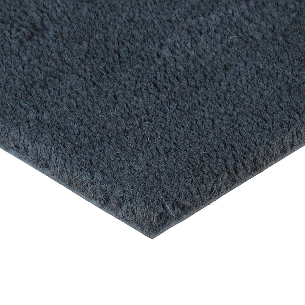 Door Mats 5 Pcs Dark Grey 40X60 Cm Tufted Coir