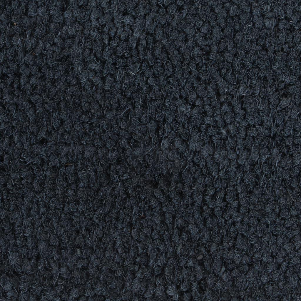 Door Mat Dark Grey 90X150 Cm Tufted Coir