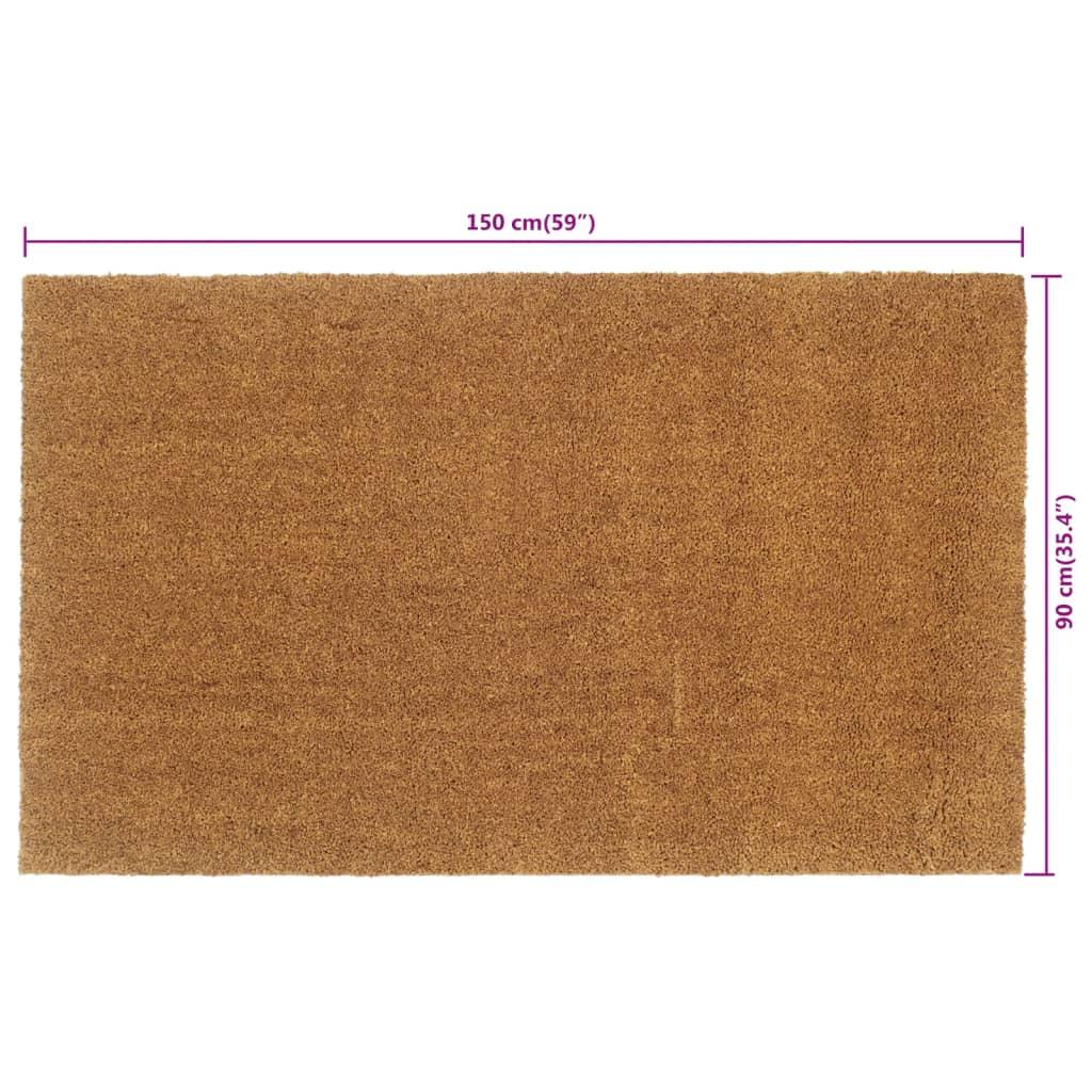 Door Mat Natural 90X150 Cm Tufted Coir