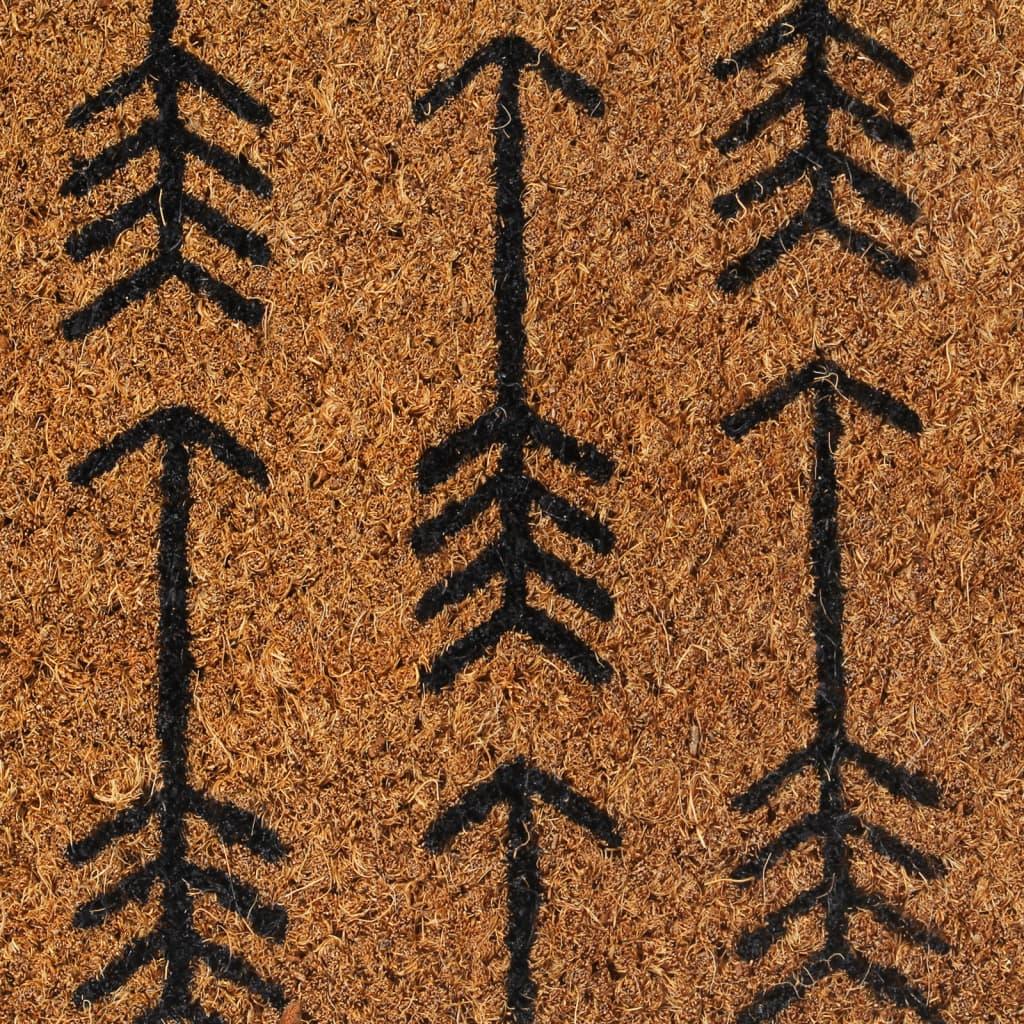 Door Mat Natural 40X60 Cm Tufted Coir