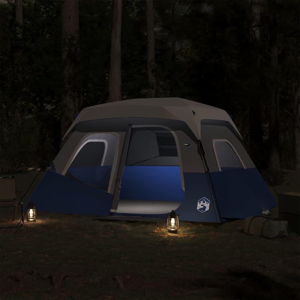 Family Tent With Led 6-Person Light Quick Release