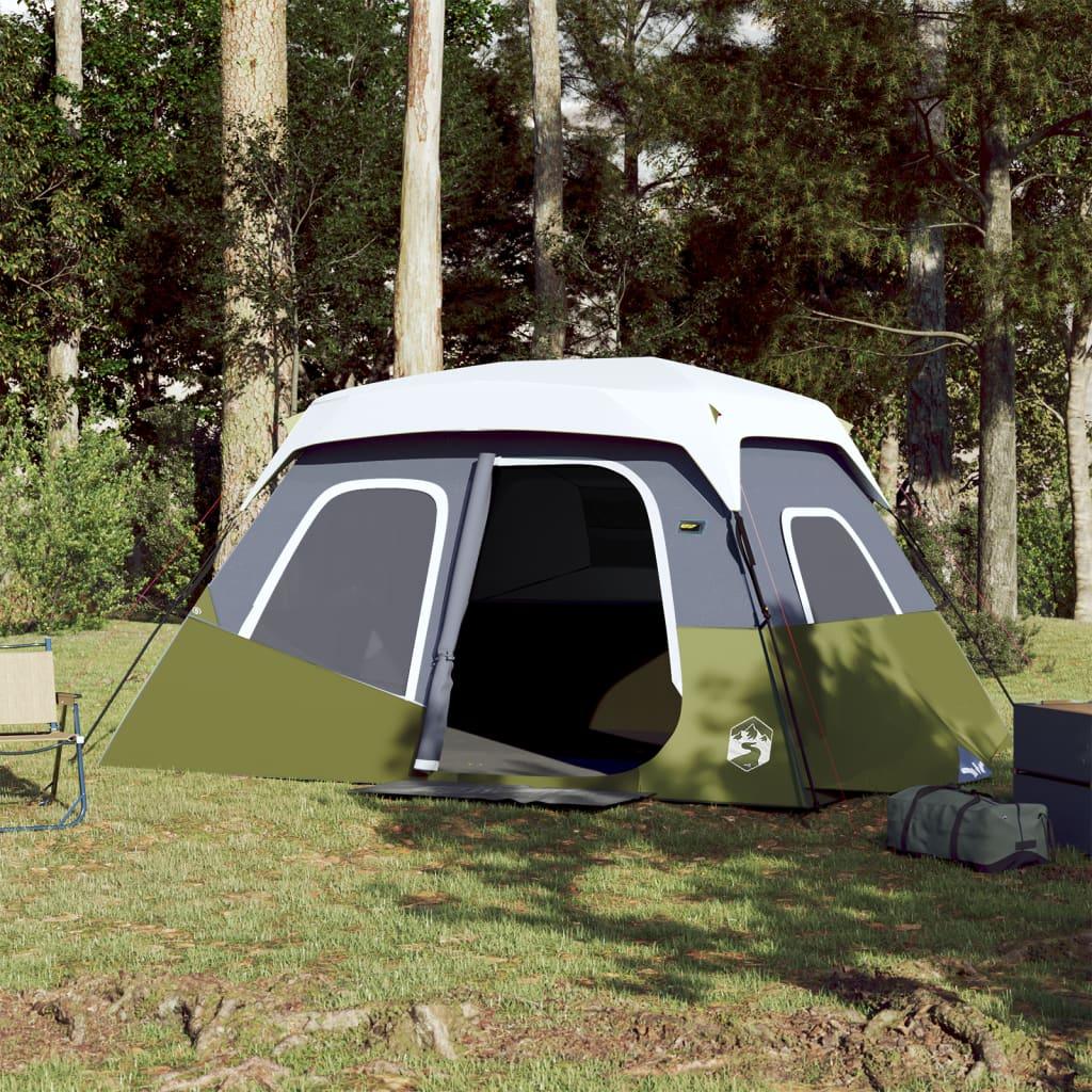 Family Tent With Led 6-Person Light Quick Release